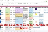 Creating a Content Calendar That Drives Results