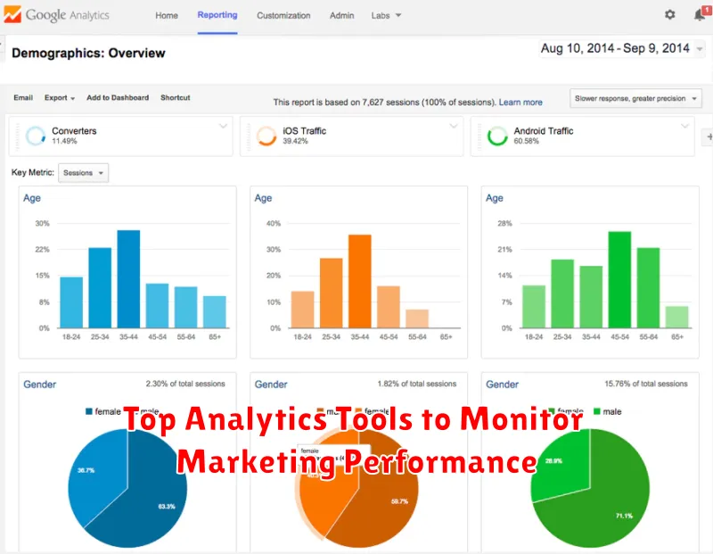 Top Analytics Tools to Monitor Marketing Performance